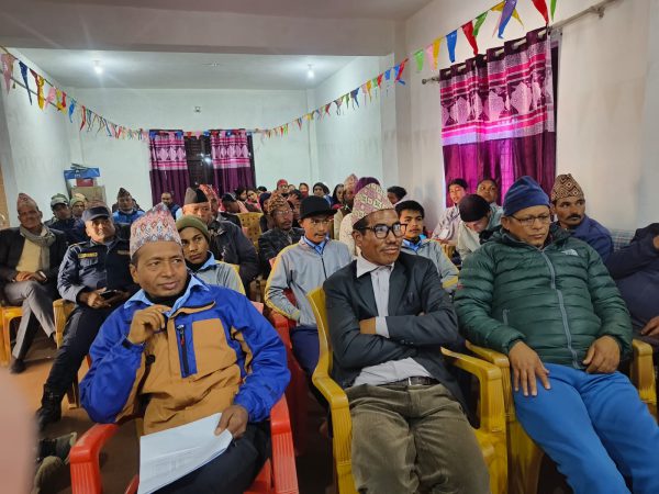 Photo 5 — Public Hearing in Gurans Rural Municipality, Ward 3 (January 2025)