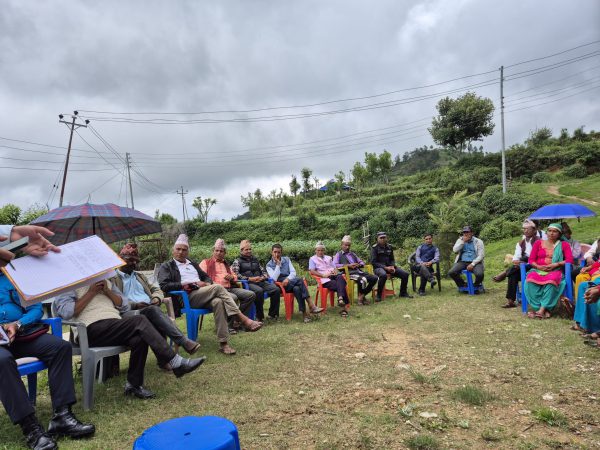 Photo 7 — Public Hearing in Gurans Rural Municipality, Ward 8 (26 June 2025)