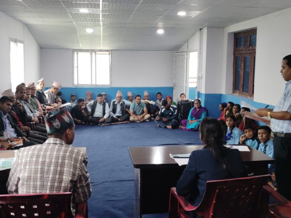Photo 3 — Public Hearing in Gurans Rural Municipality, Ward 6 (25 June 2025)