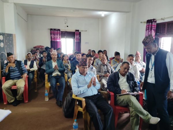Photo 2 — Public Hearing in Gurans Rural Municipality, Ward 3 (17 June 2025)