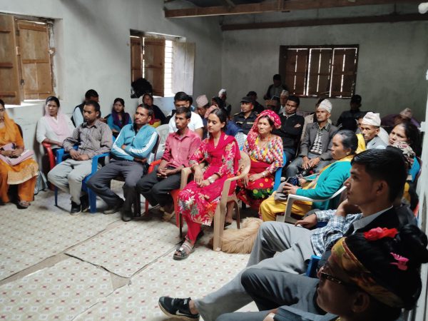 Photo 5 — Public Hearing in Gurans Rural Municipality, Ward 7 (19 June 2025)
