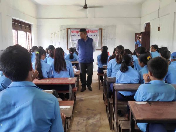 Photo 3 — Legal Training at a Secondary School in Bheriganga Municipality