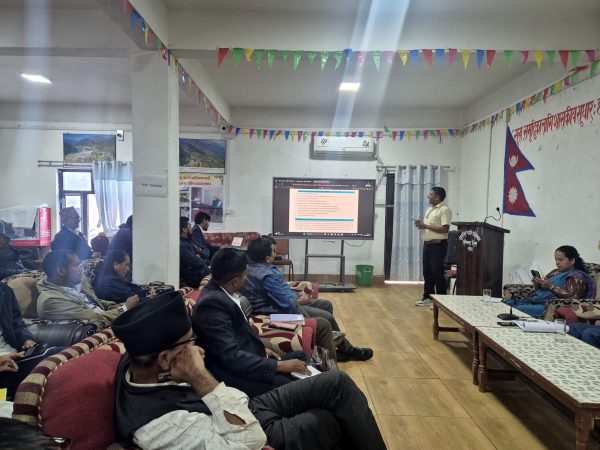 Photo 3 — Dissemination and Discussion of the Social Audit Report of Health Institutions (Gurans Rural Municipality)