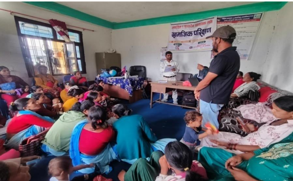 Meetings Conducted under the Social Audit of the Health Institutions of Gurans Rural Municipality