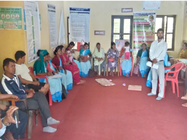 Photo 4 — Meetings Conducted under the Social Audit of the Health Institutions of Gurans Rural Municipality