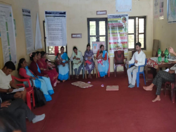Photo 5 — Meetings Conducted under the Social Audit of the Health Institutions of Gurans Rural Municipality