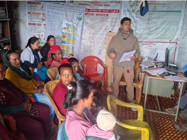 Photo 6 — Meetings Conducted under the Social Audit of the Health Institutions of Gurans Rural Municipality