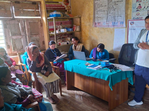 Photo 7 — Meetings Conducted under the Social Audit of the Health Institutions of Gurans Rural Municipality
