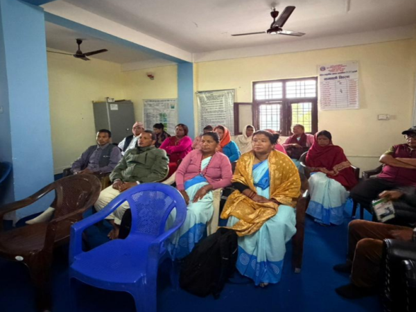 Photo 9 — Meetings Conducted under the Social Audit of the Health Institutions of Gurans Rural Municipality