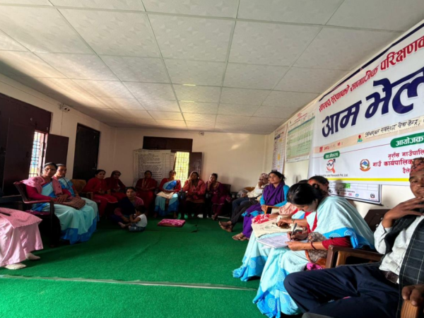 Photo 12 — Meetings Conducted under the Social Audit of the Health Institutions of Gurans Rural Municipality